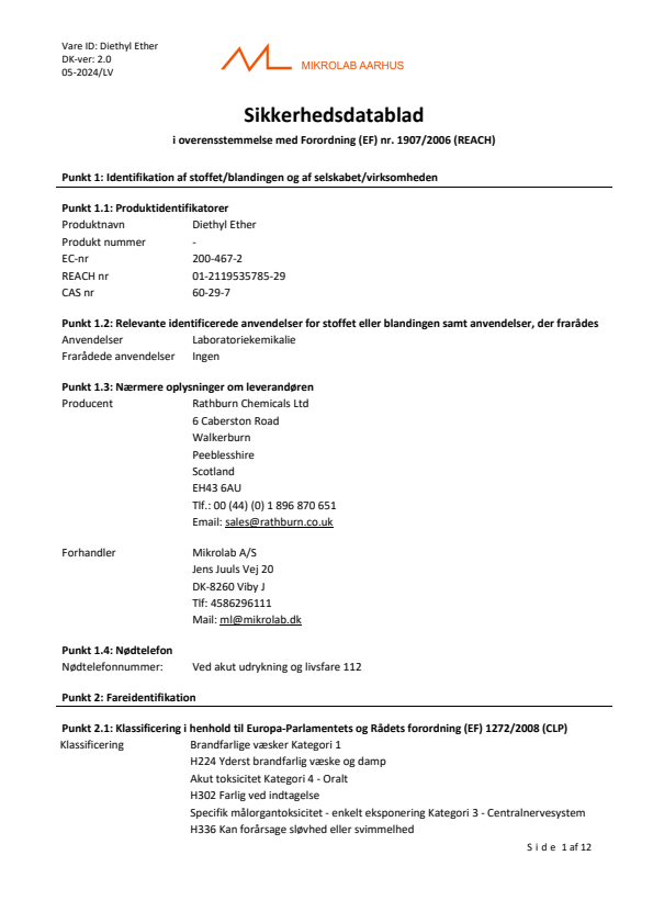 

Diethyl Ether


